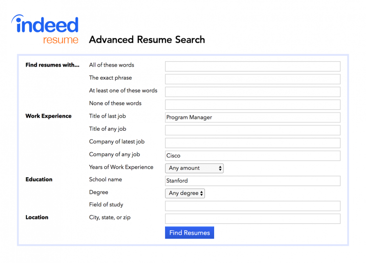 Resume Search on Indeed